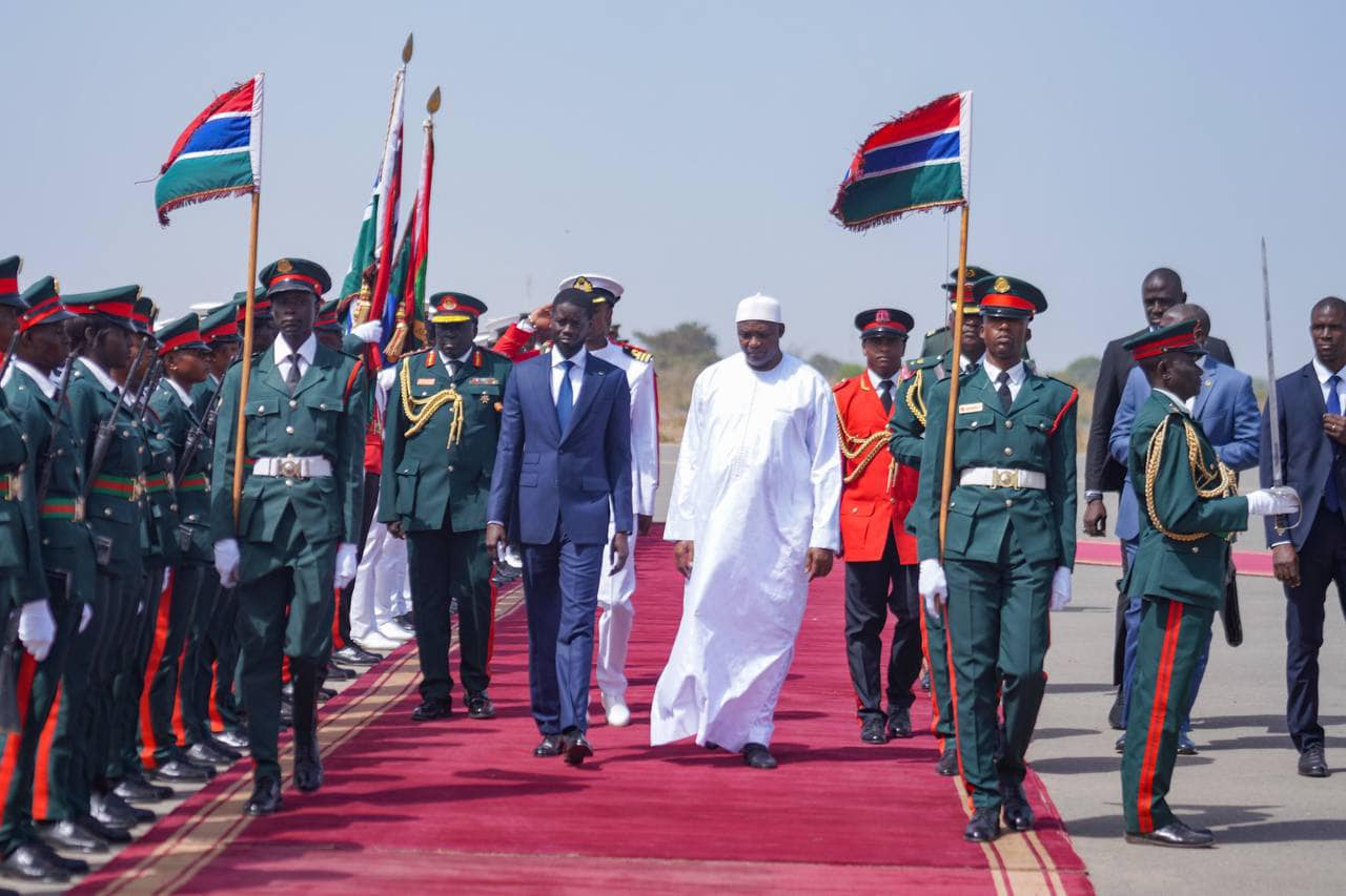 Communiqué conjoint : Première visite officielle de son Excellence Bassirou Diomaye Diakhar Faye en République de Gambie